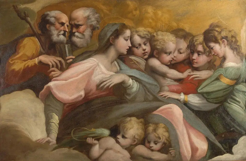 Casamento Místico de Santa Catarina - Parmigianino