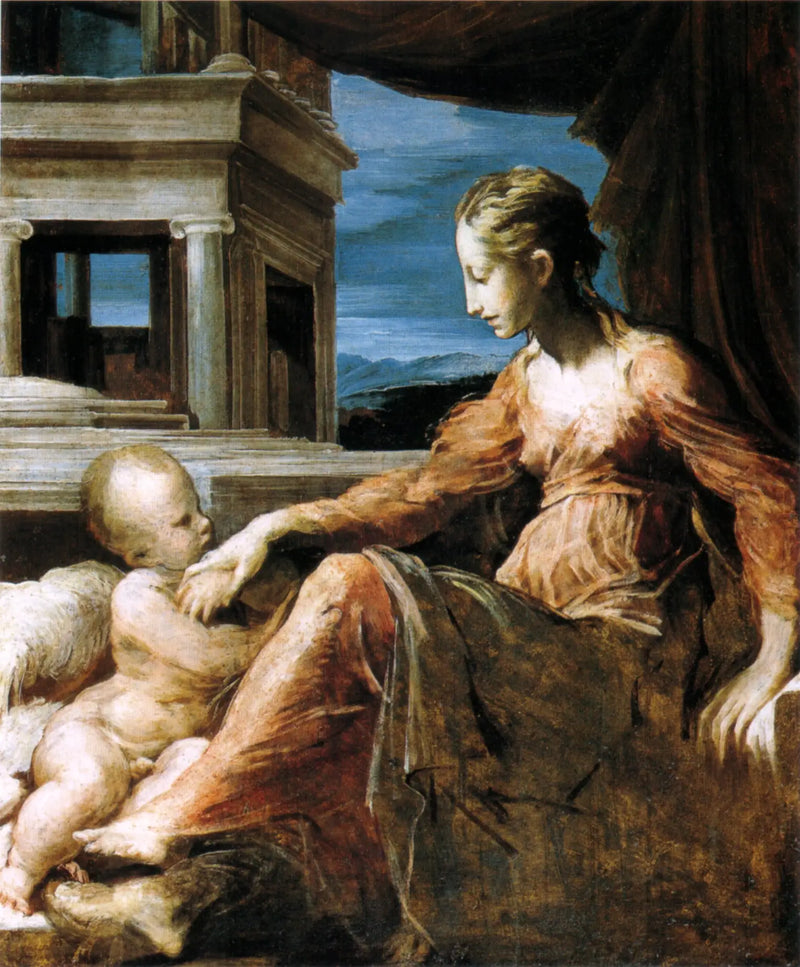 Madona com a criança - Parmigianino