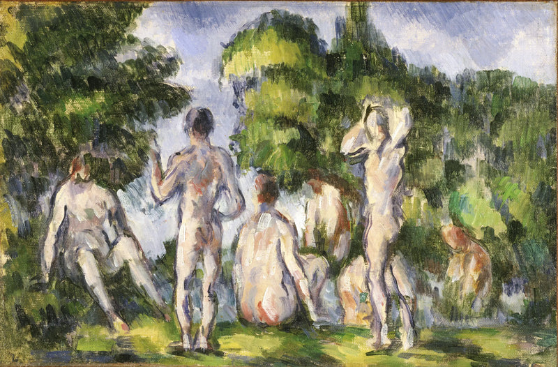 Grupo de banhistas - Paul Cézanne