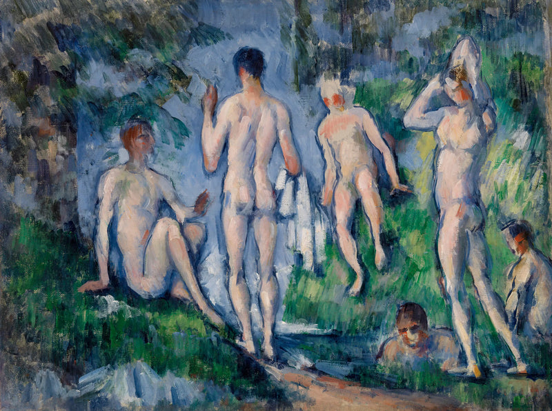 Grupo de banhistas - Paul Cézanne