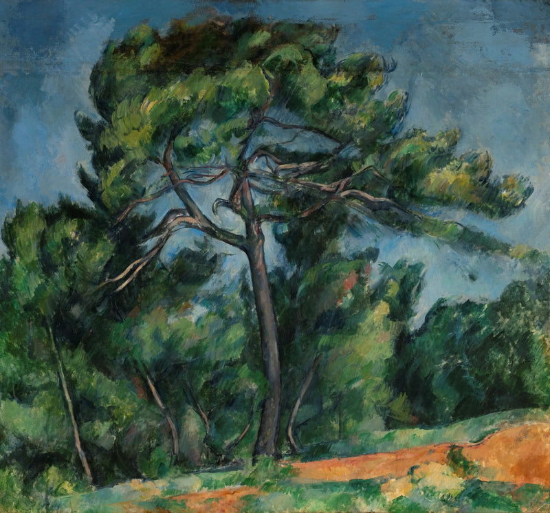 O Grande Pinheiro - Paul Cézanne