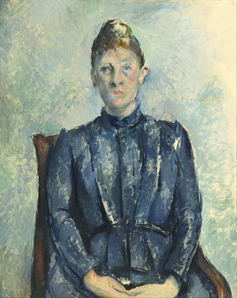 Retrato de Madame Cézanne - Paul Cézanne
