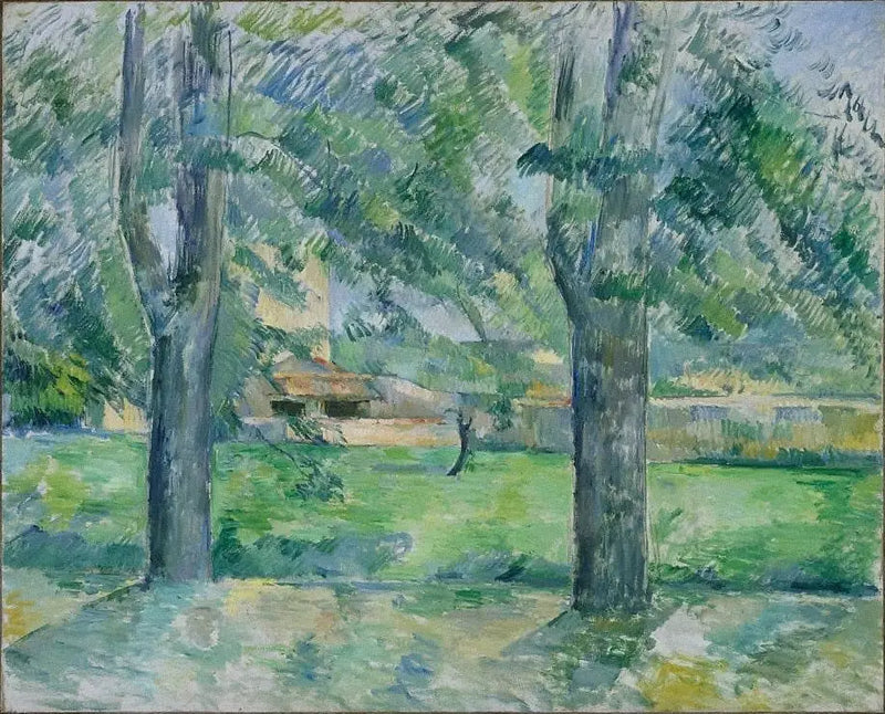 Pradaria e fazenda do Jas de Bouffan - Paul Cézanne