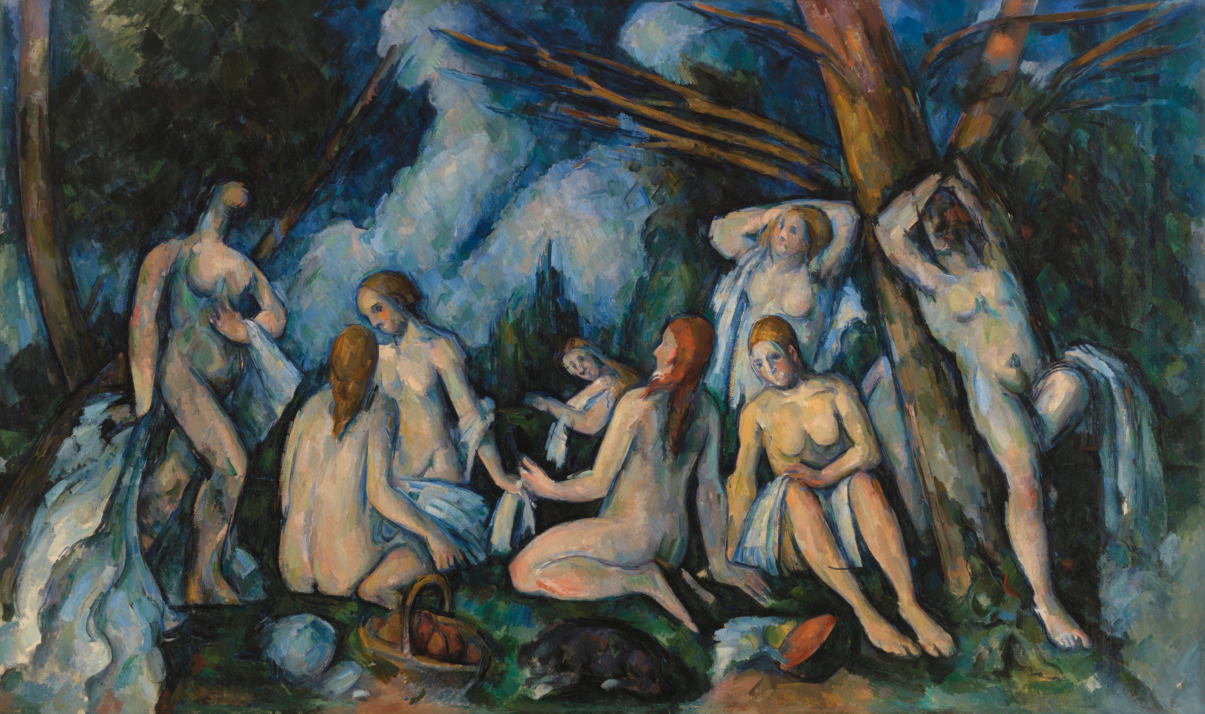 As Grandes Banheiras - Paul Cézanne