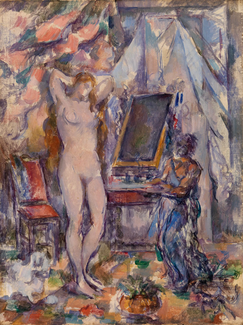 A Toilette - Paul Cézanne
