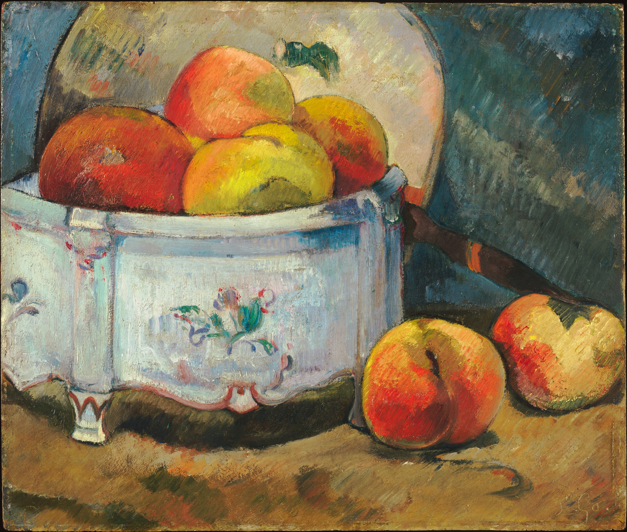Natureza morta com pêssegos - Paul Gauguin