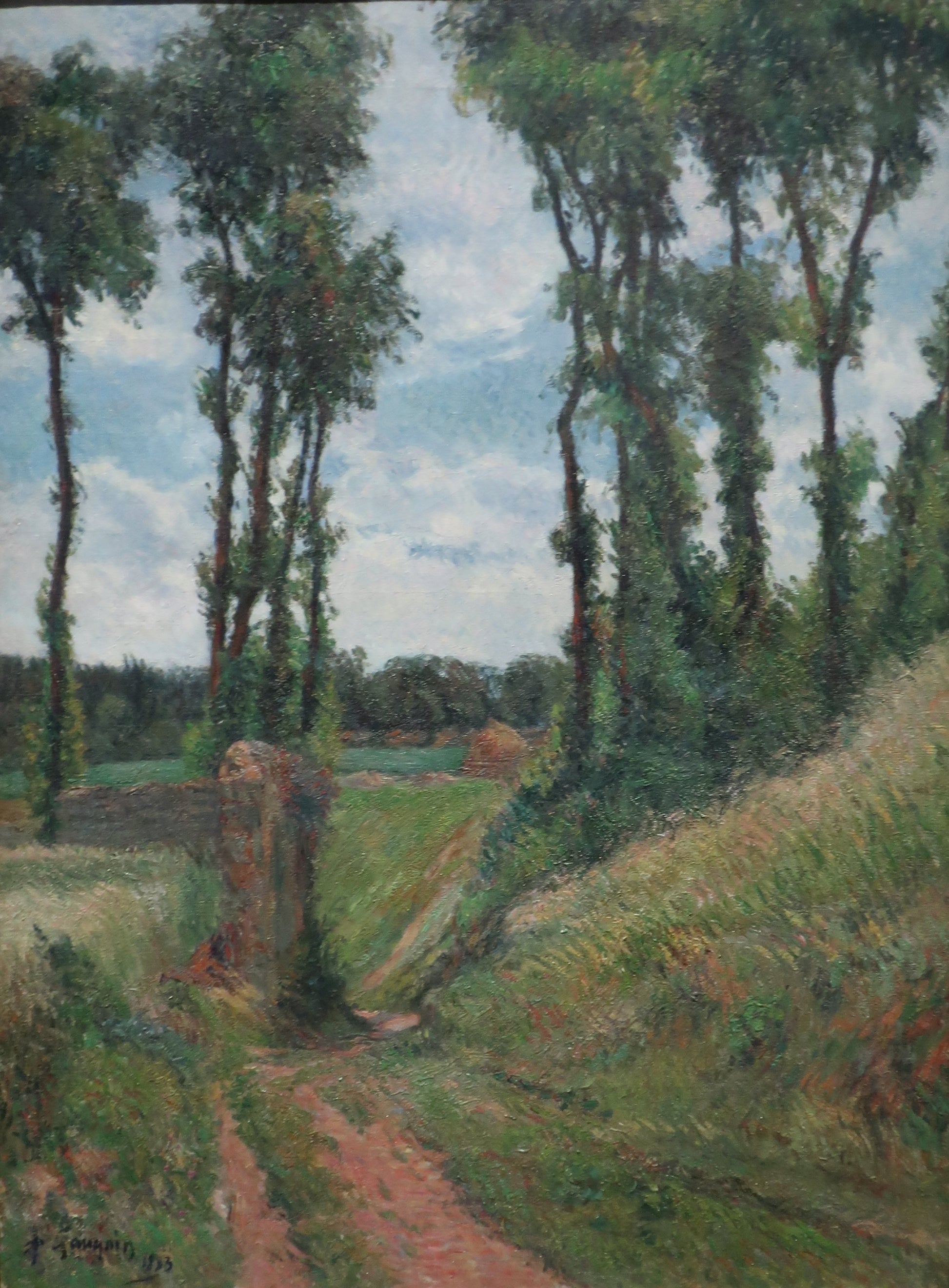 Caminho dos álamos, Osny - Paul Gauguin