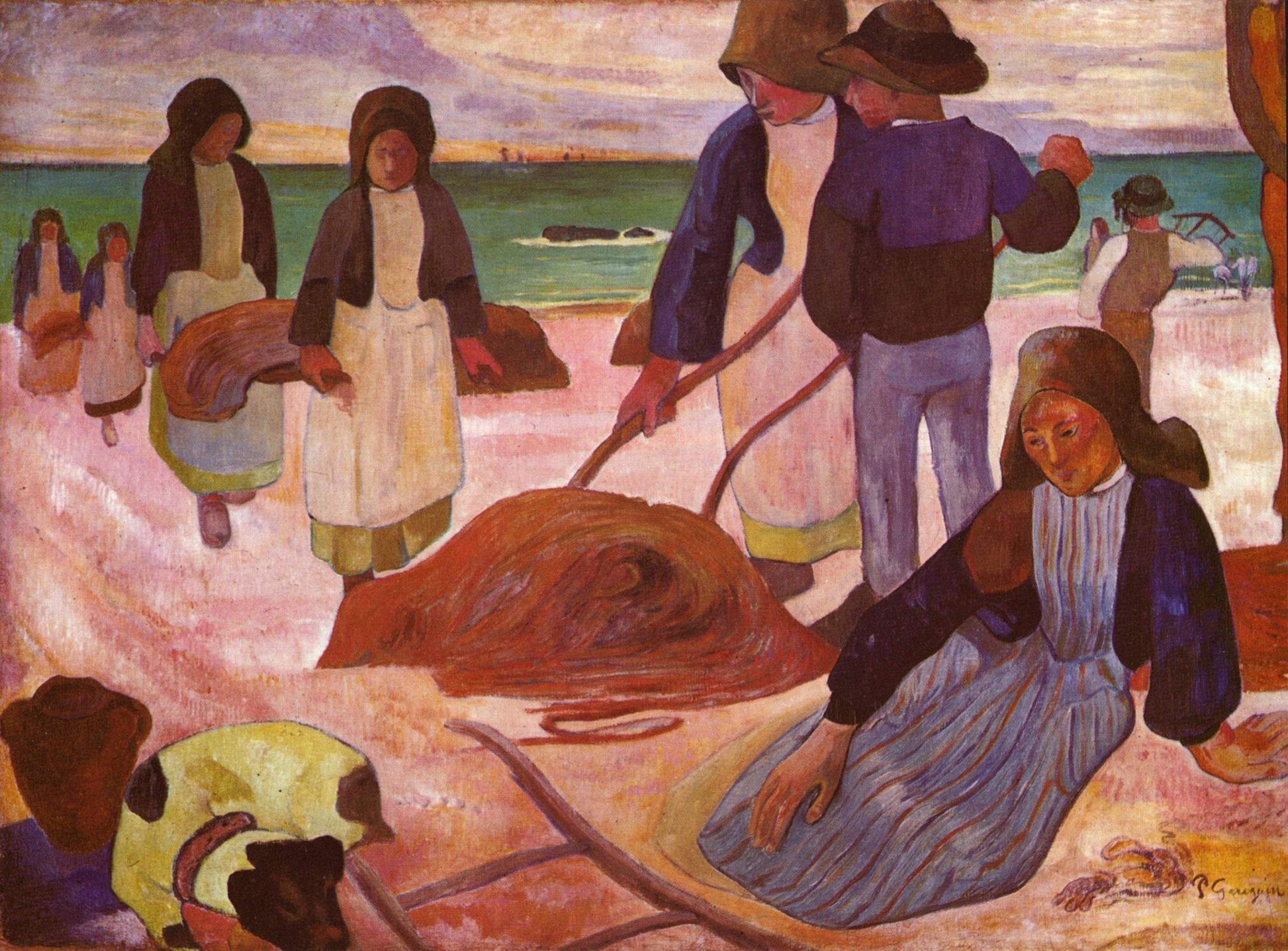 Coletoras de algas (II) - Paul Gauguin