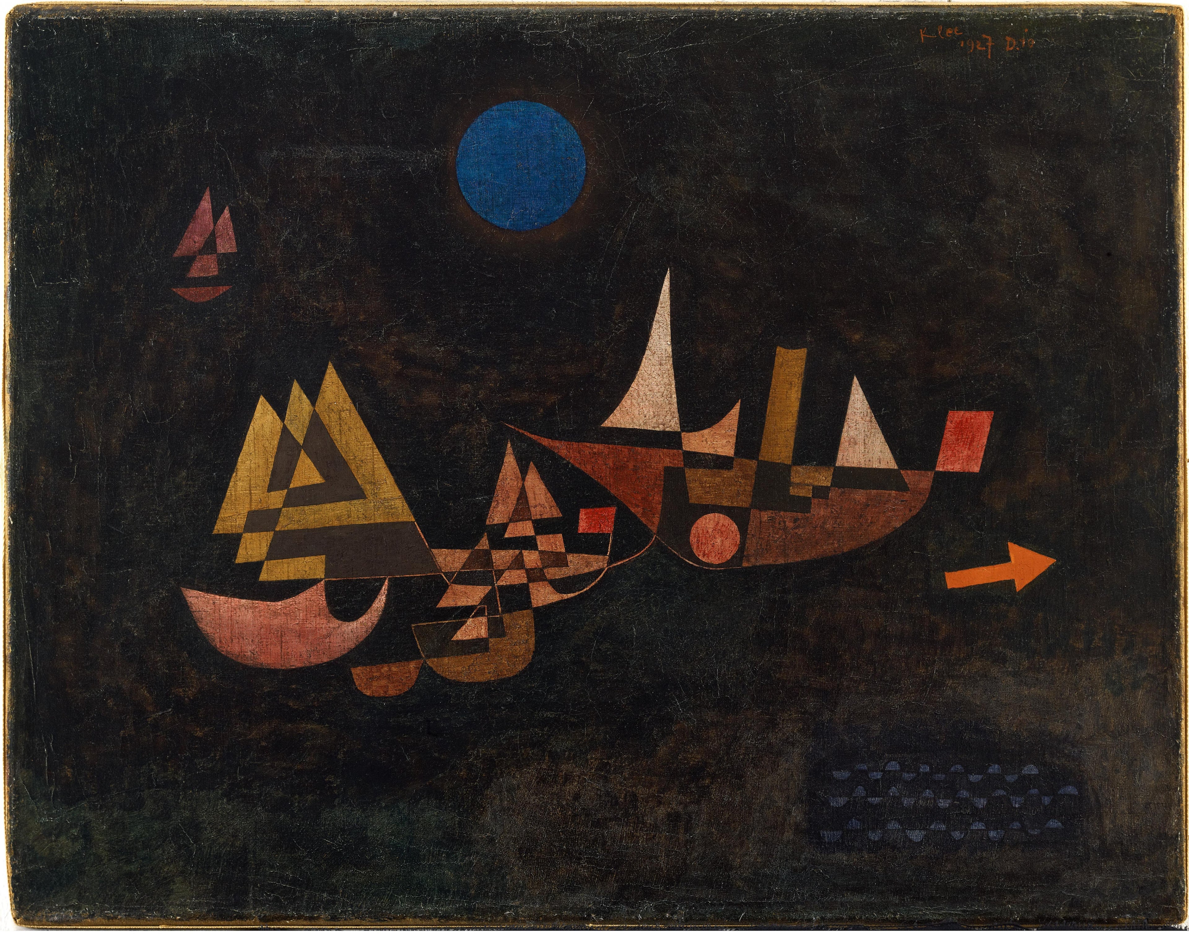 Partida dos barcos - Paul Klee