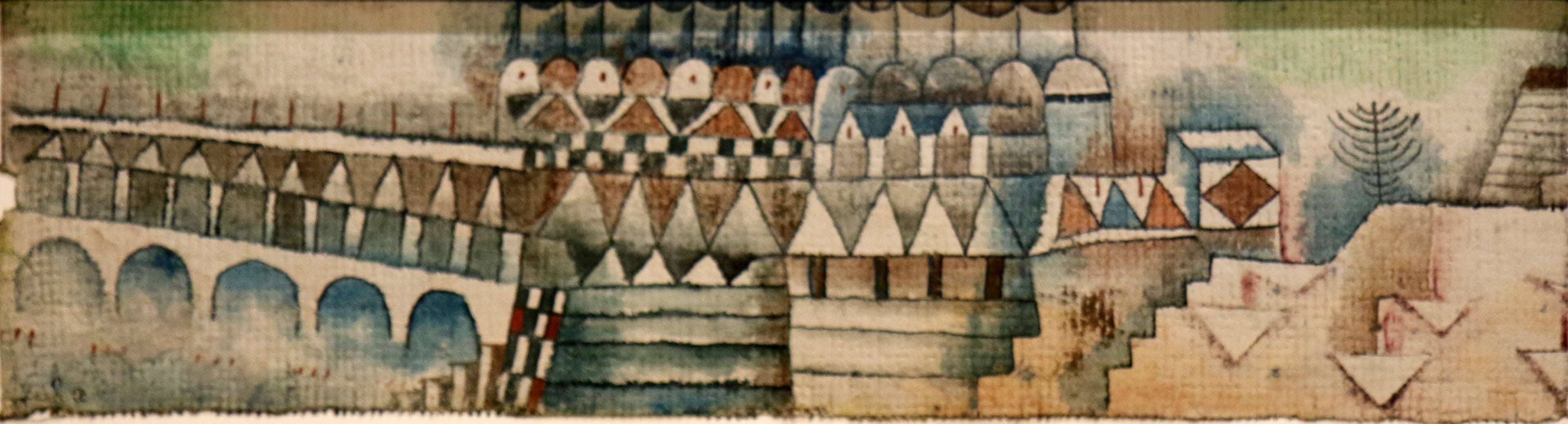 Cidade velha e ponte - Paul Klee