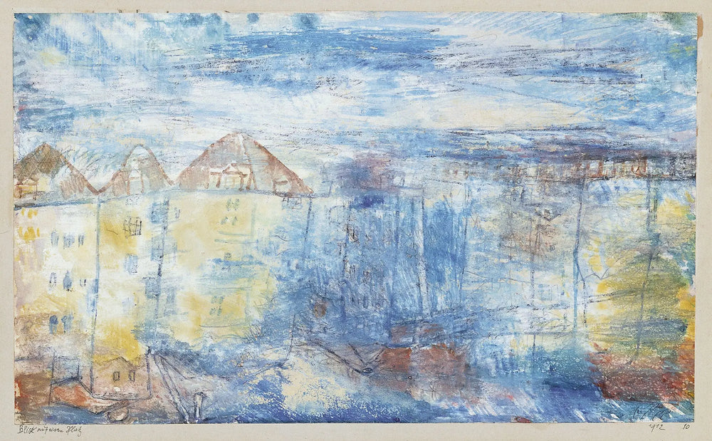 Vue sur une place - Paul Klee - Alpha Reproduction