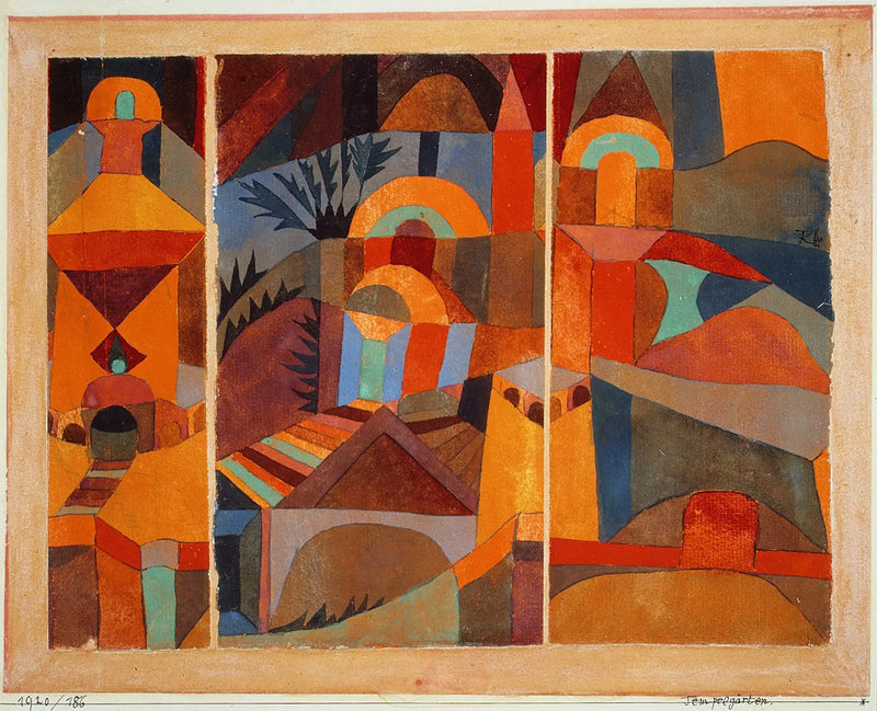 Jardins do Templo - Paul Klee