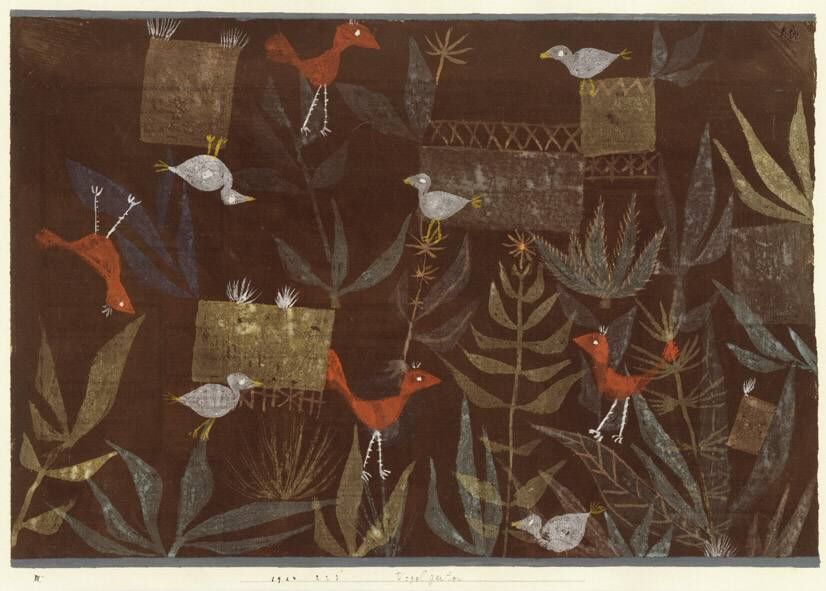 Jardim dos pássaros - Paul Klee