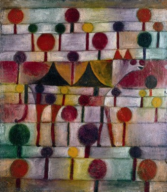 Camelo (em uma paisagem ritmada com árvores) - Paul Klee