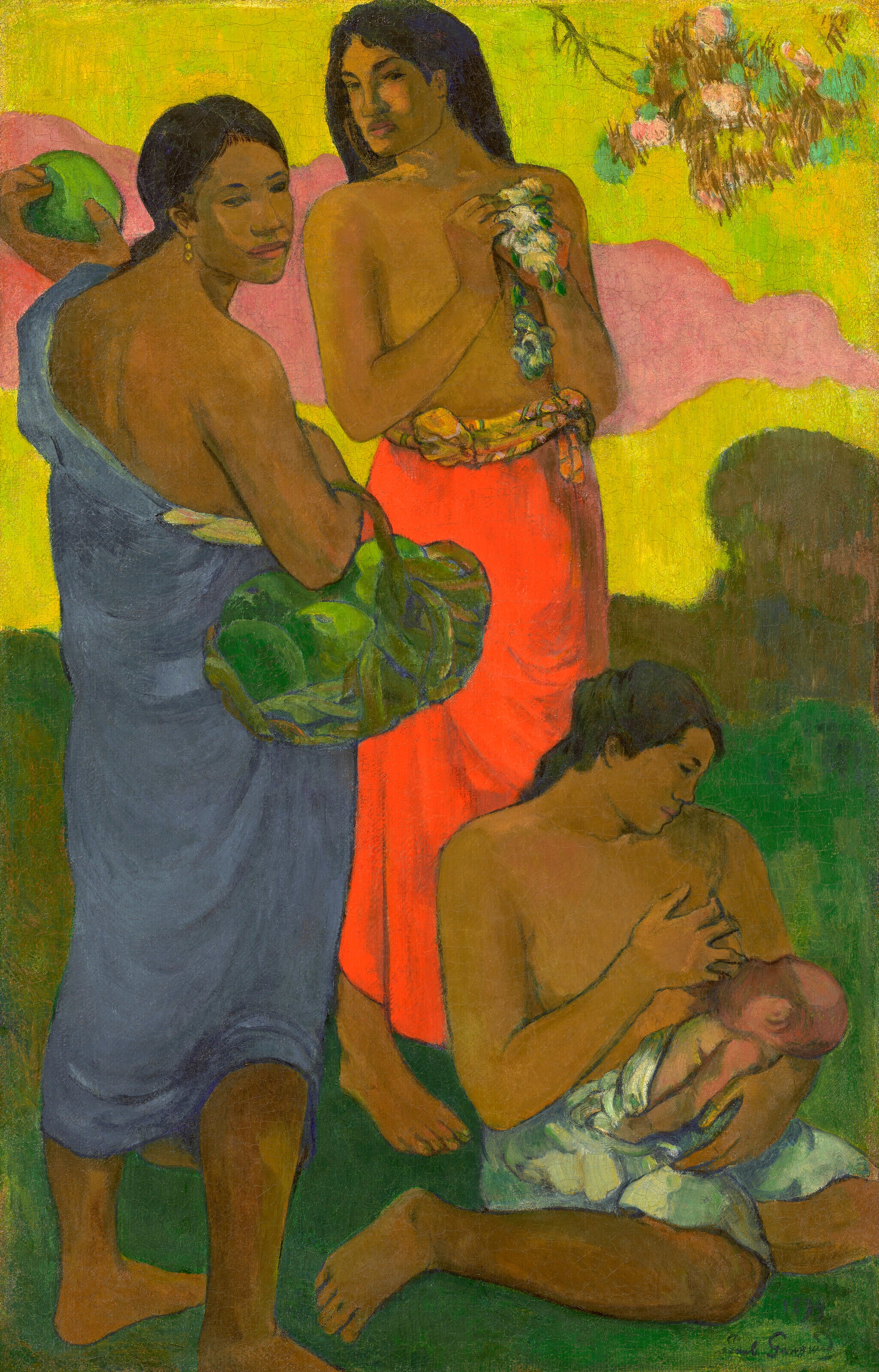 Reproduction du tableau « Maternité II - Paul Gauguin » par Alpha Reproduction en peinture à l’huile
