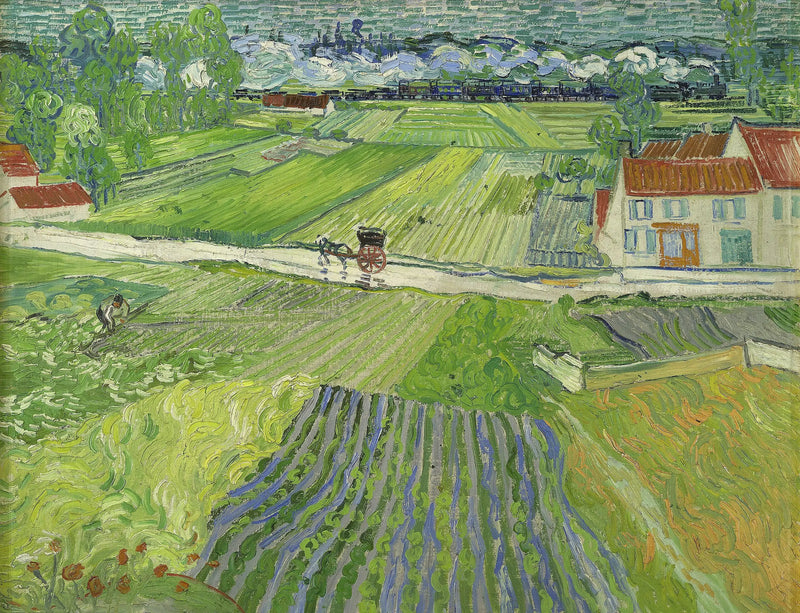 Paisagem de Auvers após a chuva - Vincent van Gogh