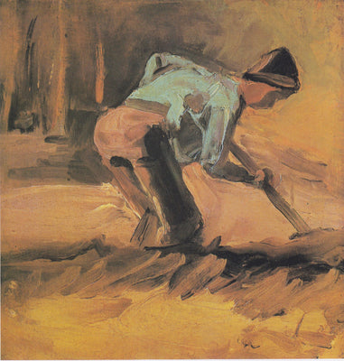 Camponês cavando - Vincent van Gogh