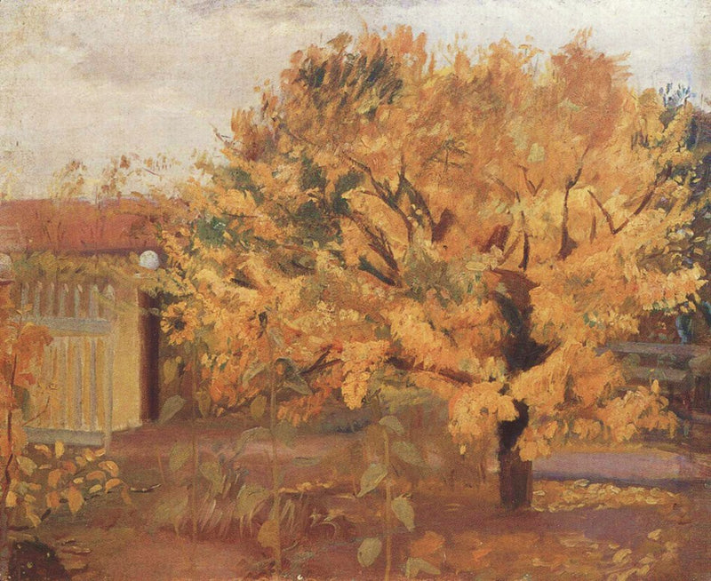 Poirier no jardim da frente - Anna Ancher