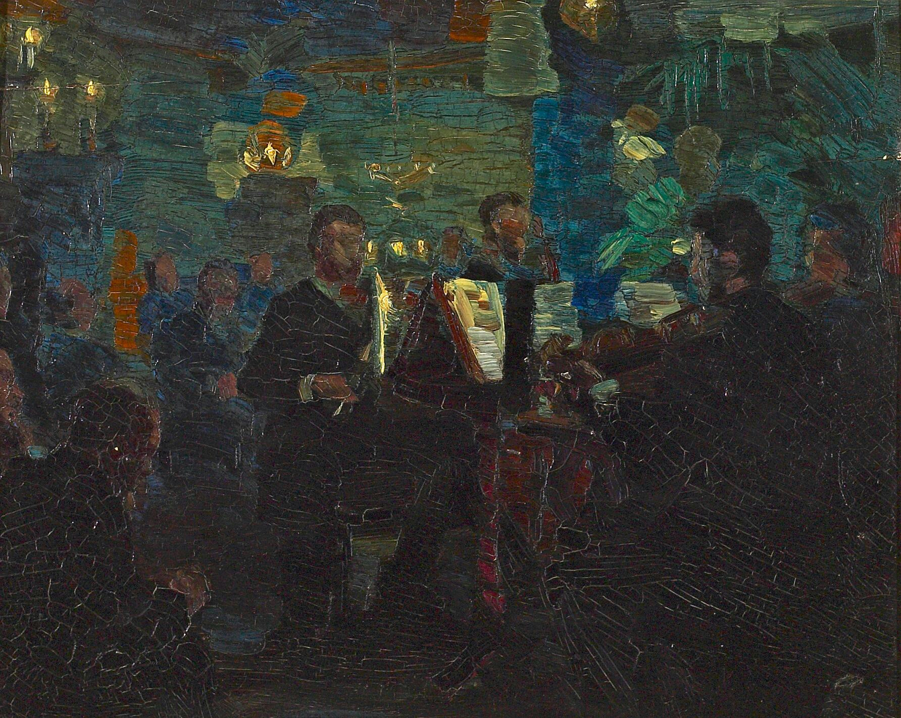 Le Quatuor Neruda. Étude. - Peder Severin Krøyer