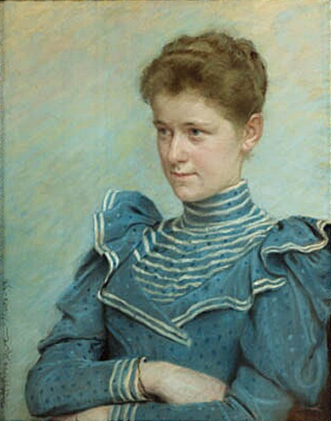 Portrait de Julie Reinhard, née Vett. - Peder Severin Krøyer