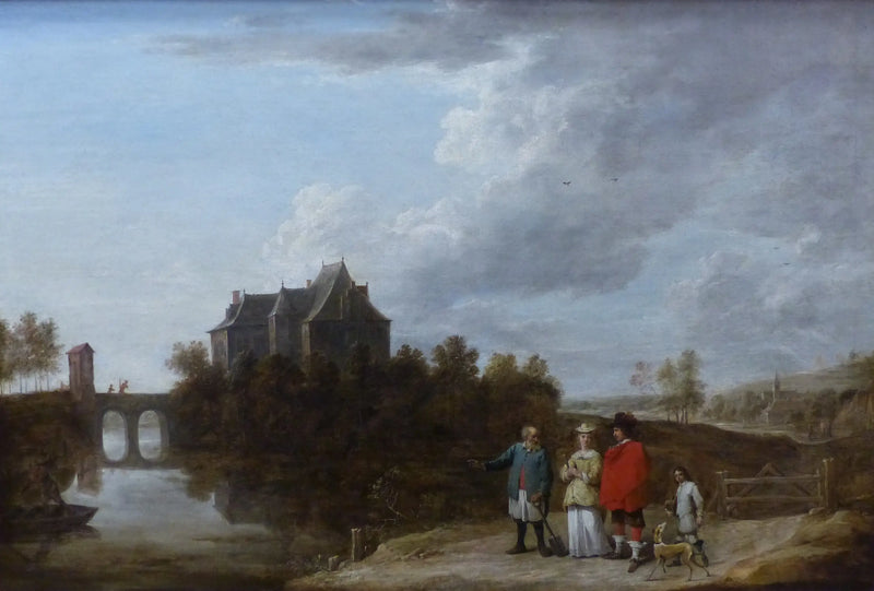 Paisagem com castelo - David Teniers Júnior