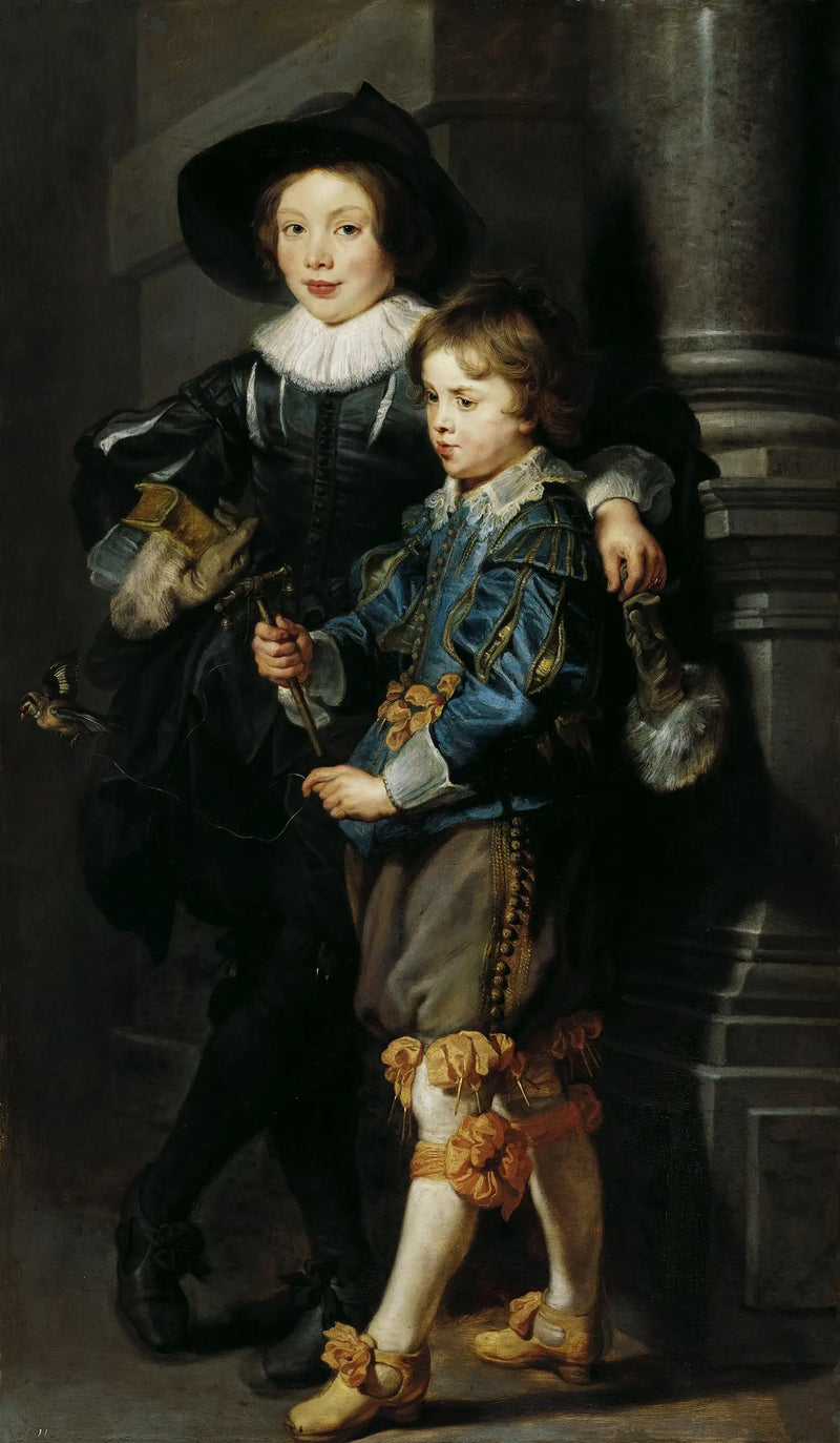 Retrato de Albert e Nicolas Rubens - Peter Paul Rubens