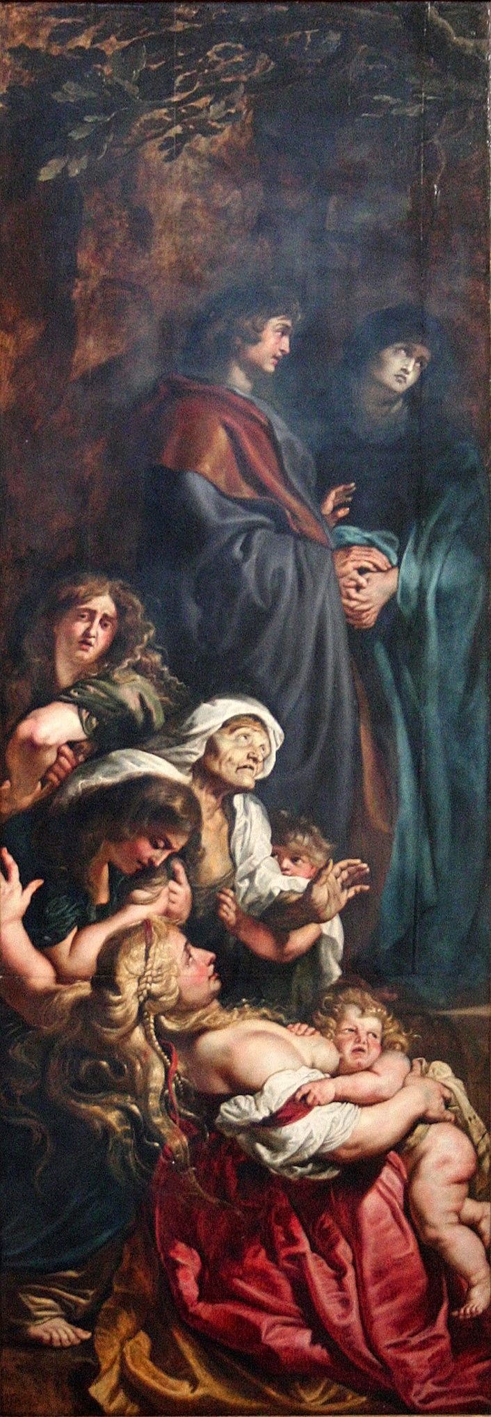 Elevação da Cruz (painel da esquerda) - Peter Paul Rubens