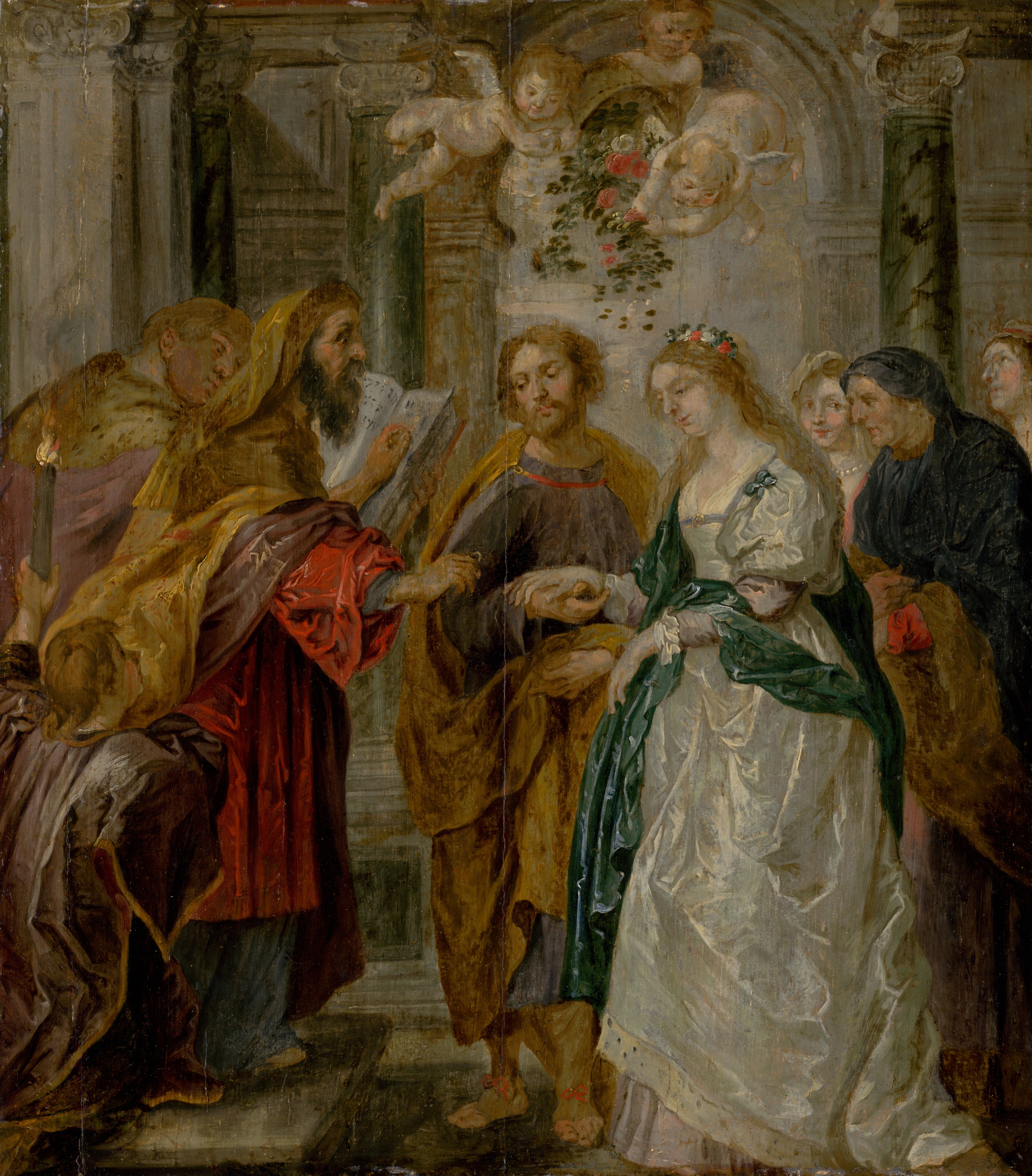 Les fiançailles de la Vierge Marie - Peter Paul Rubens