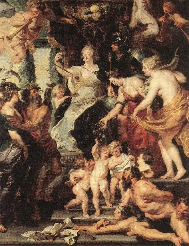 A Felicidade da Regência - Peter Paul Rubens