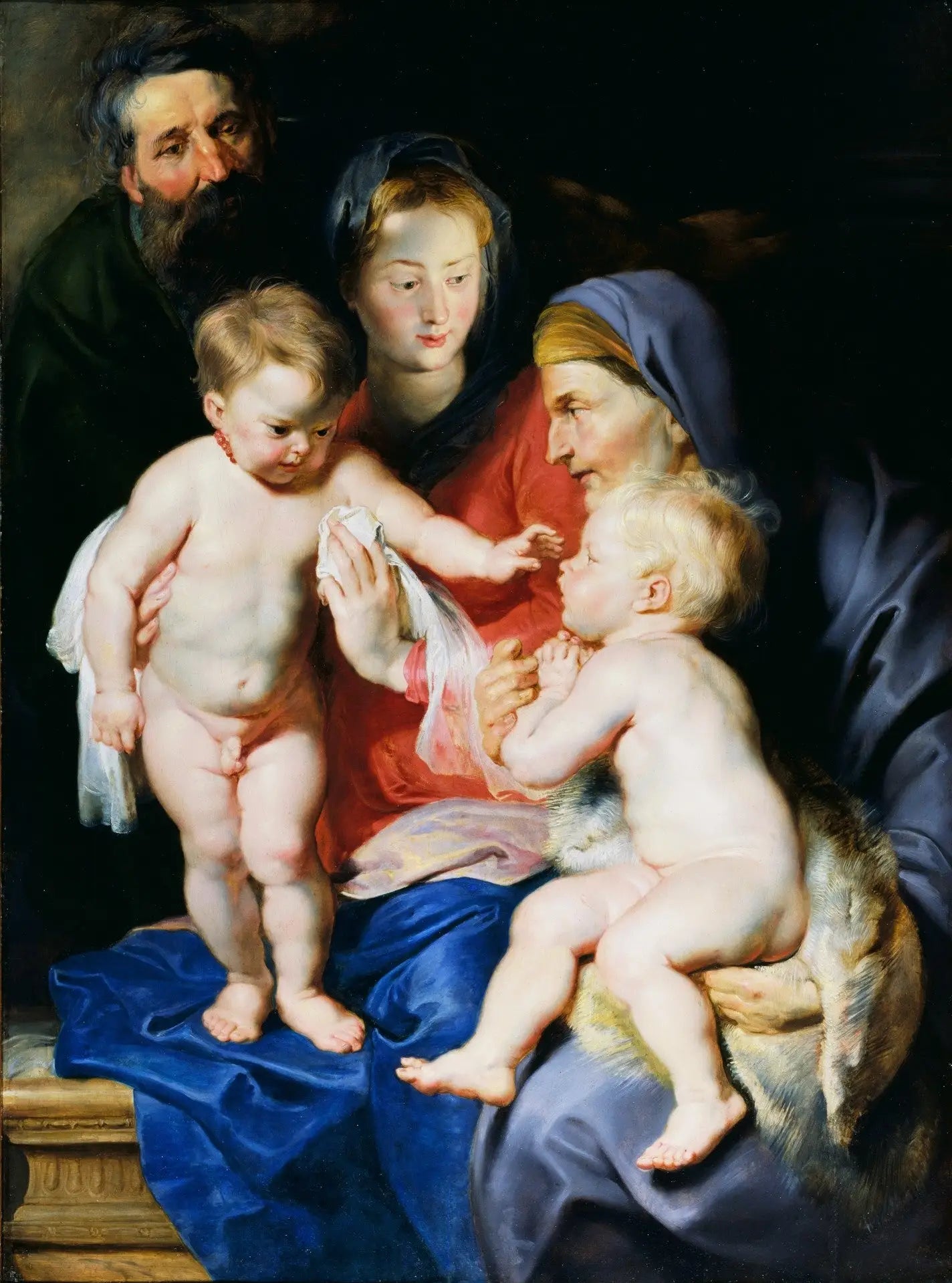 La Sainte Famille avec sainte Élisabeth et saint Jean-Baptiste - Peter Paul Rubens - Alpha Reproduction