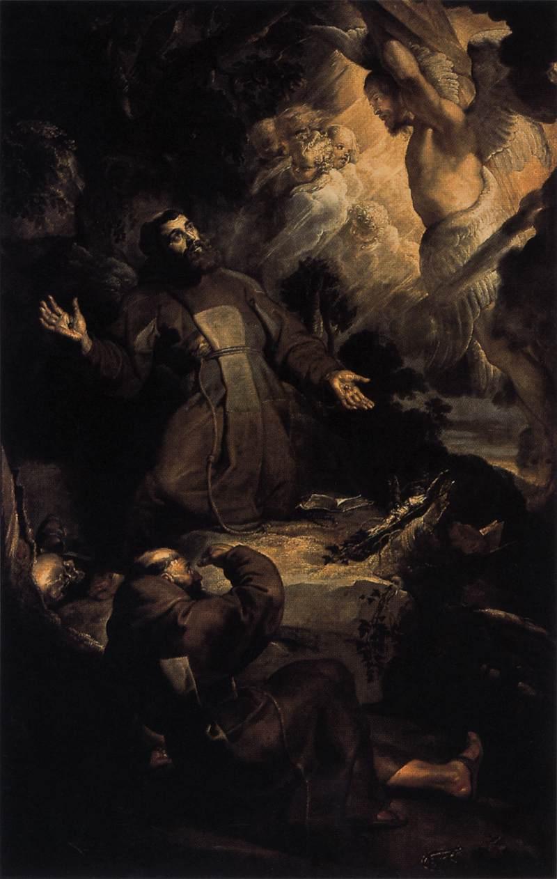 A estigmatização de São Francisco de Assis - Peter Paul Rubens