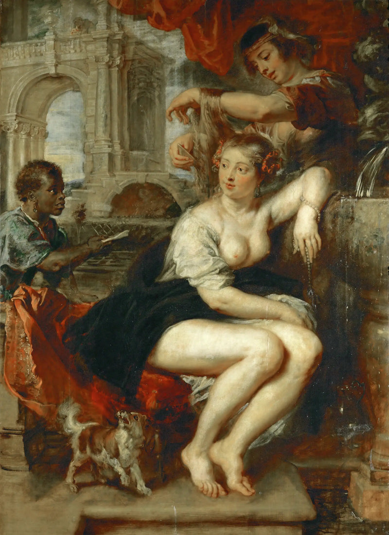 Bethsabé na fonte - Peter Paul Rubens