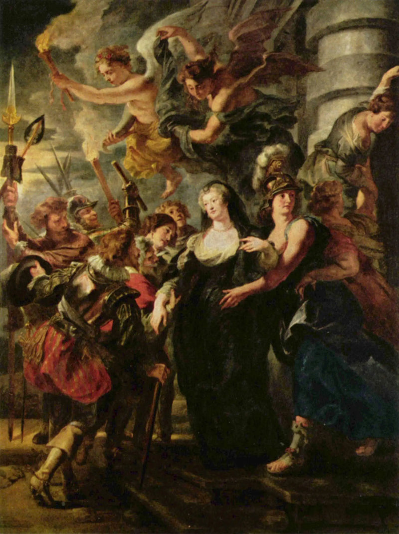 A Rainha foge do castelo de Blois na noite de 21 para 22 de fevereiro de 1619 - Peter Paul Rubens