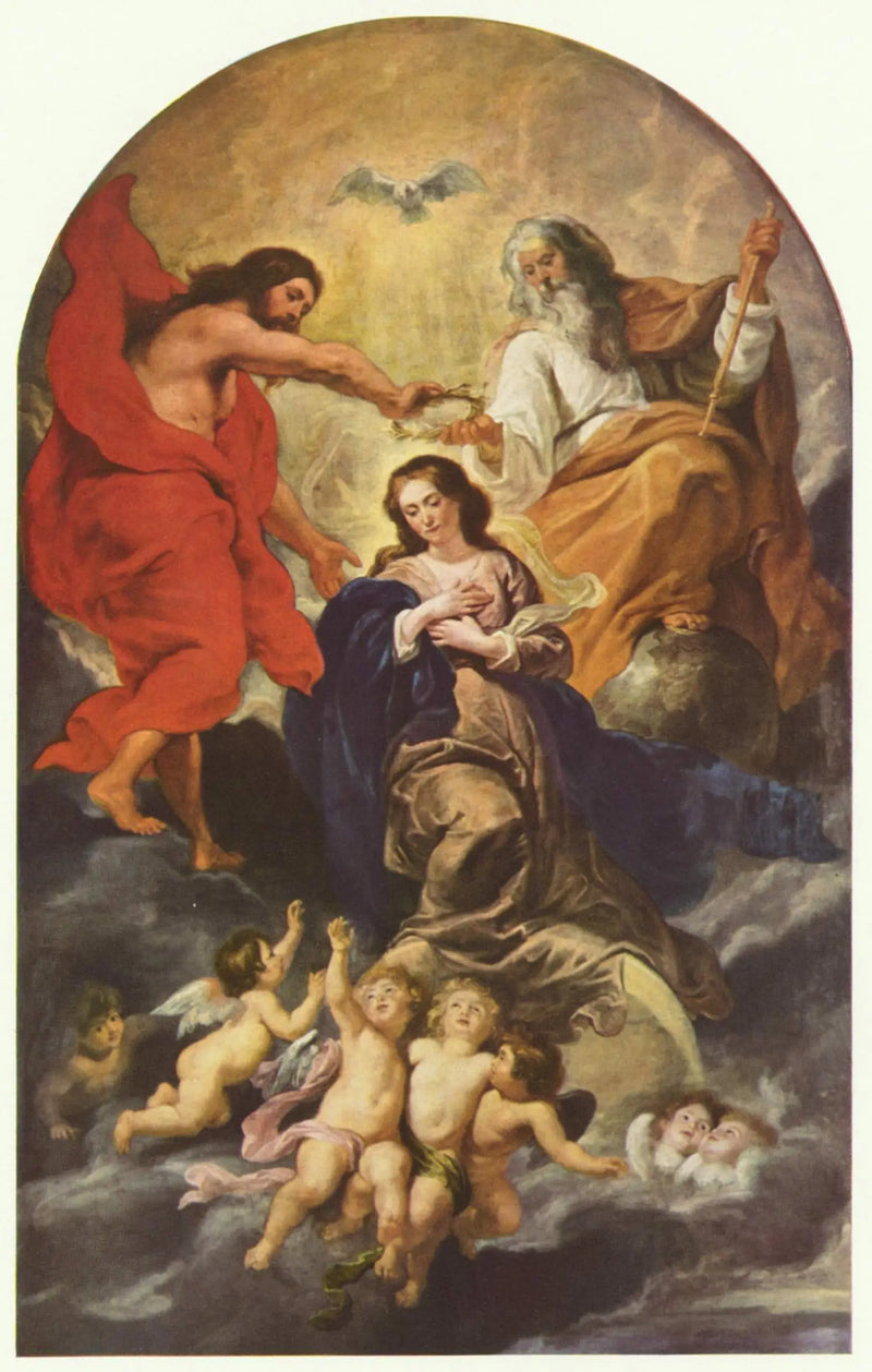 A Coroação da Virgem - Peter Paul Rubens