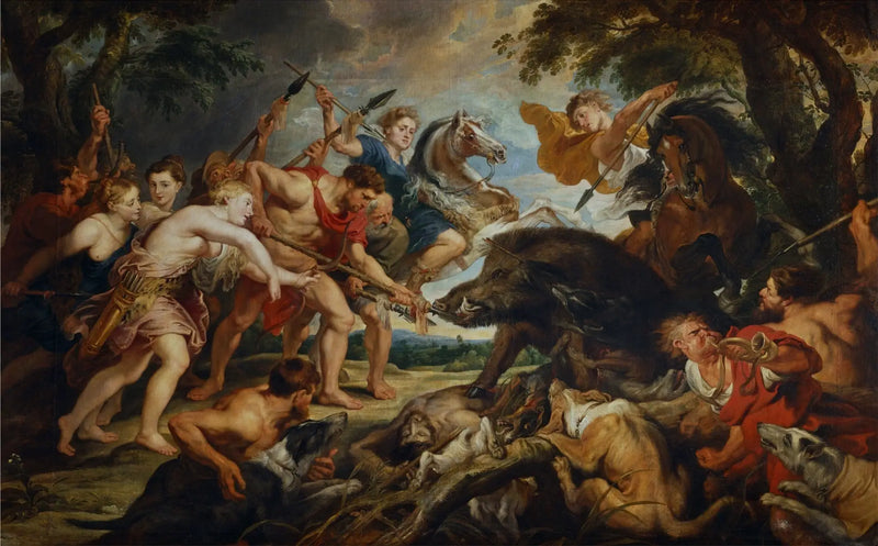 A caça de Méléagre e Atalanta - Peter Paul Rubens