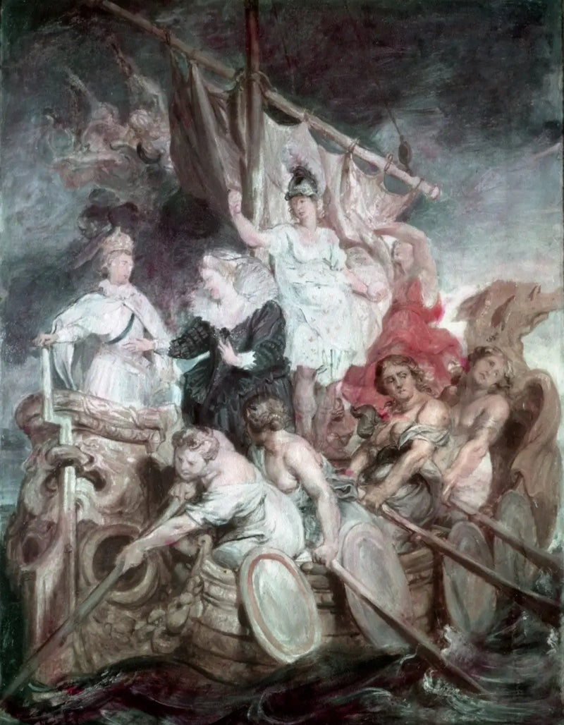 A maioridade de Luís XIII - Peter Paul Rubens