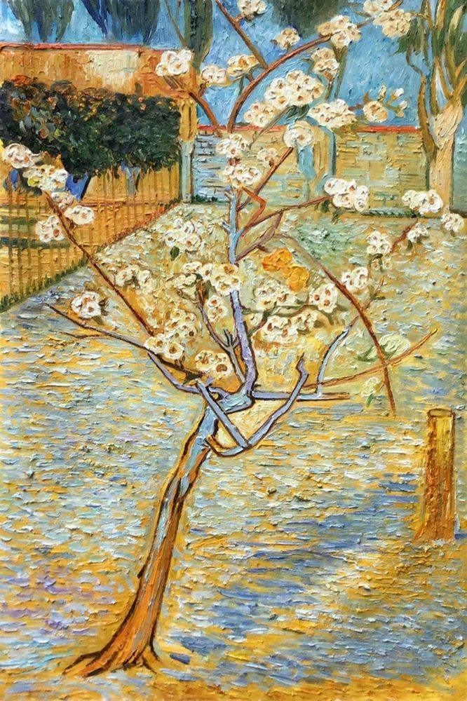 🍐 Pequeno pereira em flor – Vincent van Gogh (1888)
