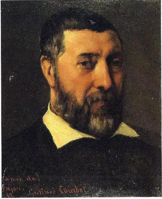 Retrato de Pierre-Auguste Fajon - Gustave Courbet