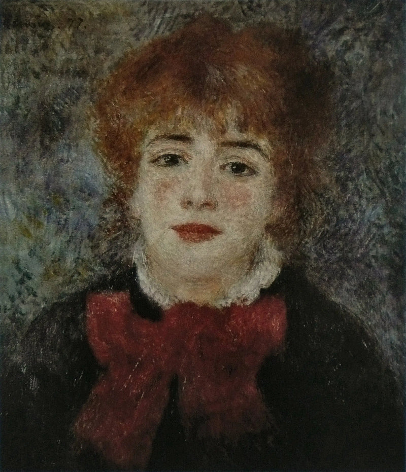 Retrato de Jeanne Samary - Pierre-Auguste Renoir