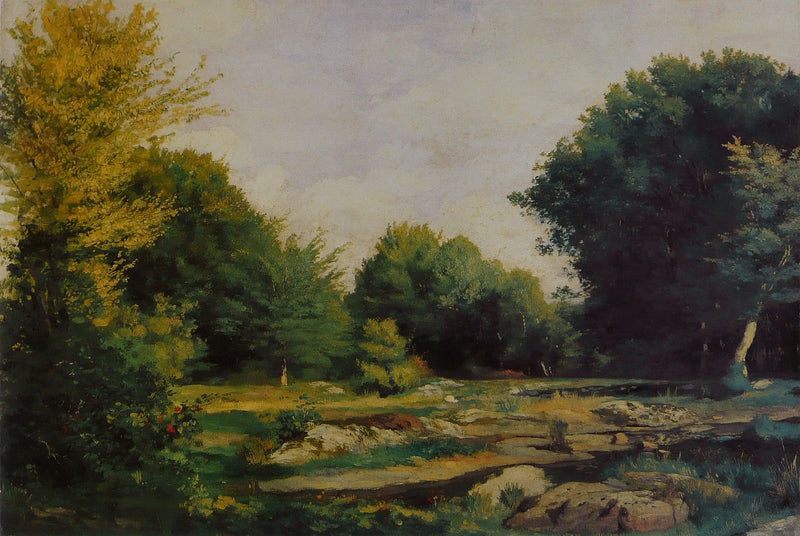 Clareira na floresta - Pierre-Auguste Renoir