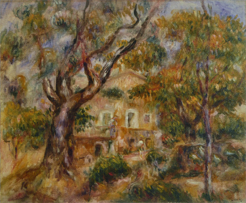A Fazenda das Collettes, Cagnes - Pierre-Auguste Renoir