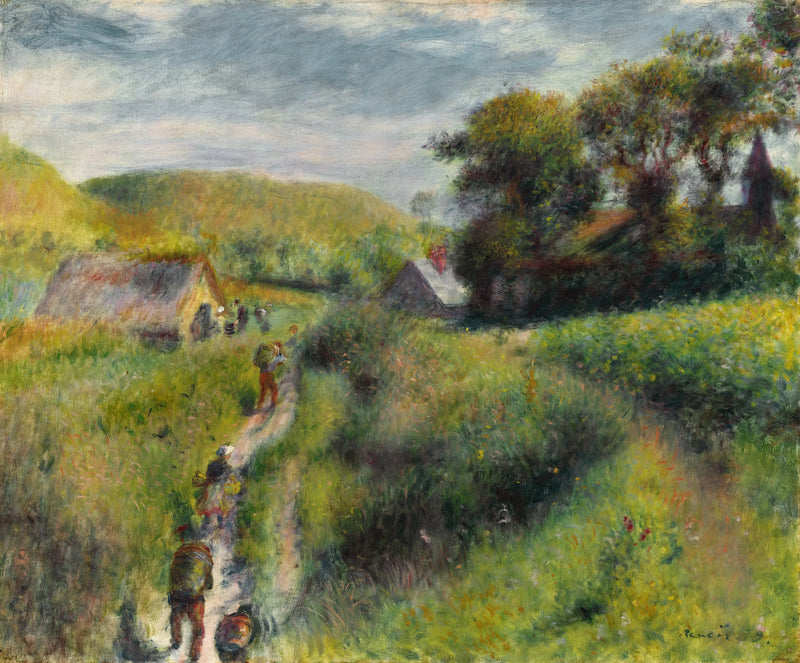Os Vindimadores - Pierre-Auguste Renoir