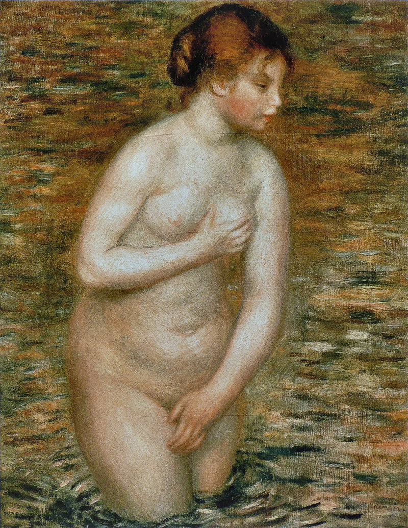 Nu na água - Pierre-Auguste Renoir
