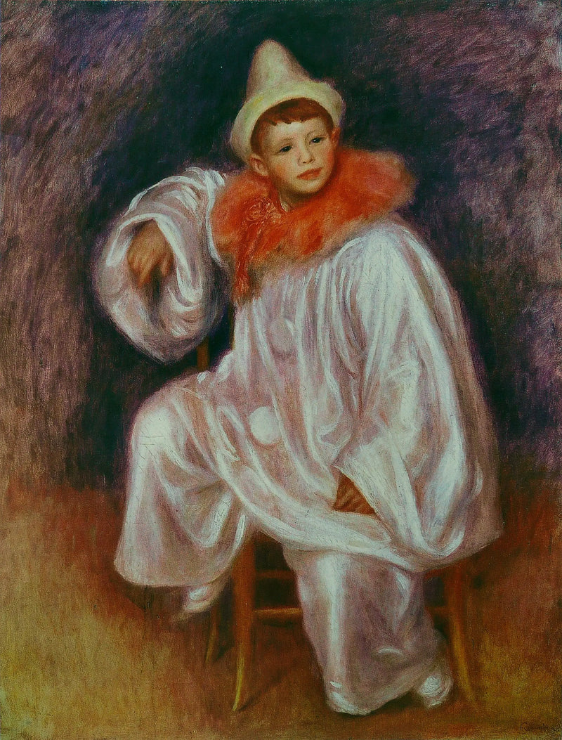 O Pierrot Branco - Pierre-Auguste Renoir