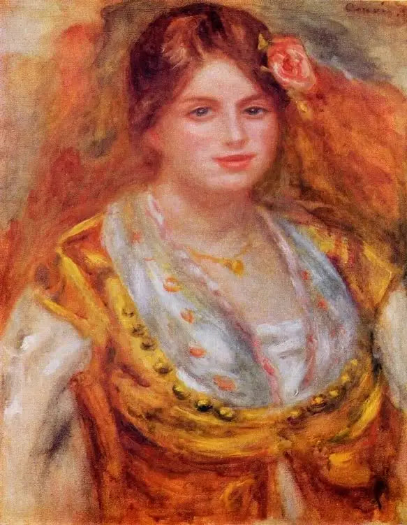 Retrato de Mademoiselle François - Pierre-Auguste Renoir