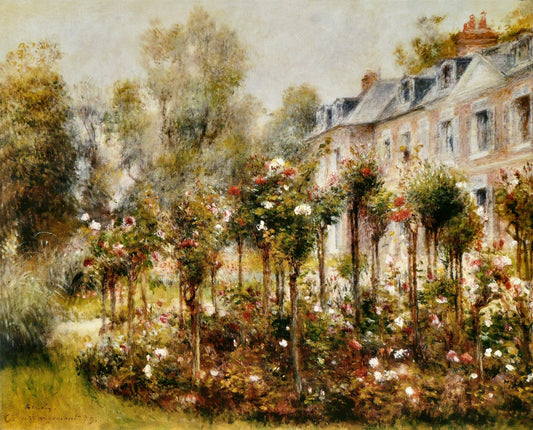🌹 Roseraie em Wargemont – Pierre-Auguste Renoir (1879)