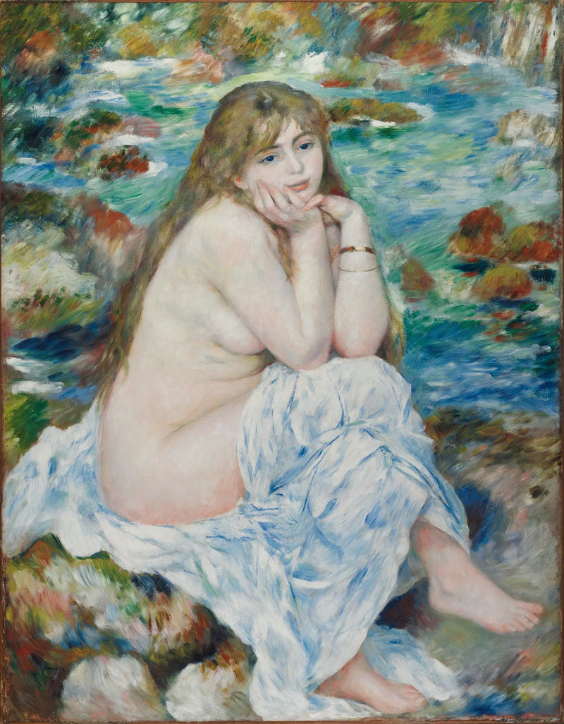 Banho sentado - Pierre-Auguste Renoir