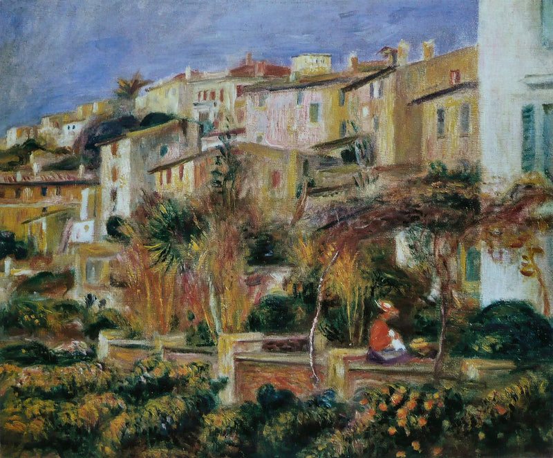 Terraços em Cannes - Pierre-Auguste Renoir