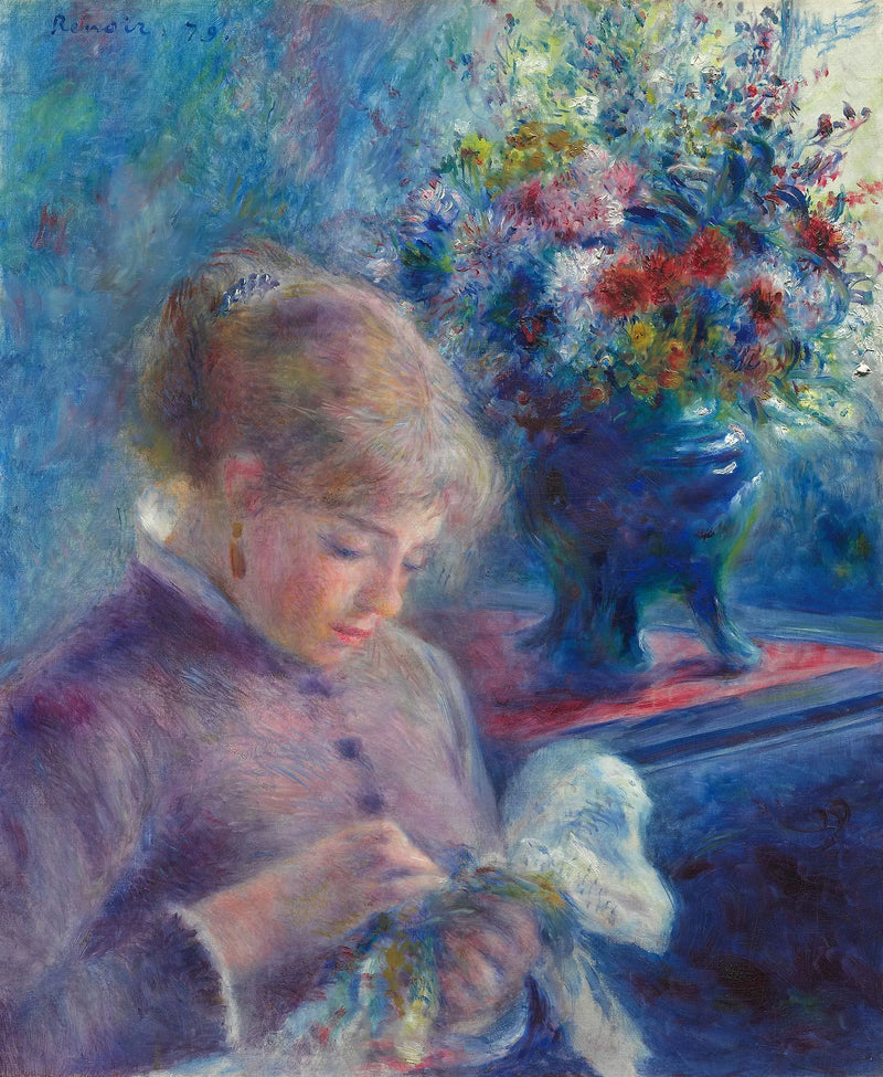 Jovem Mulher Prima - Pierre-Auguste Renoir