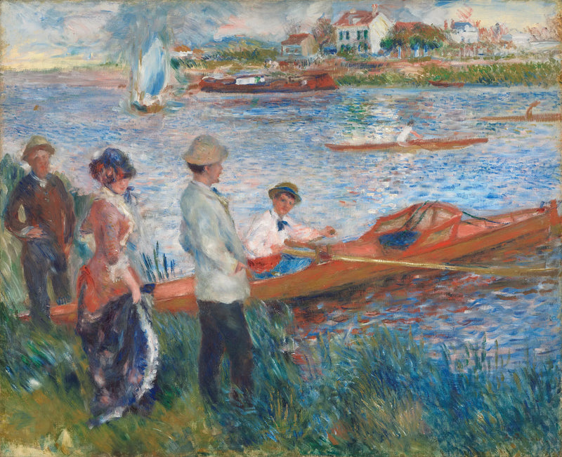 Canotieros em Chatou - Pierre-Auguste Renoir